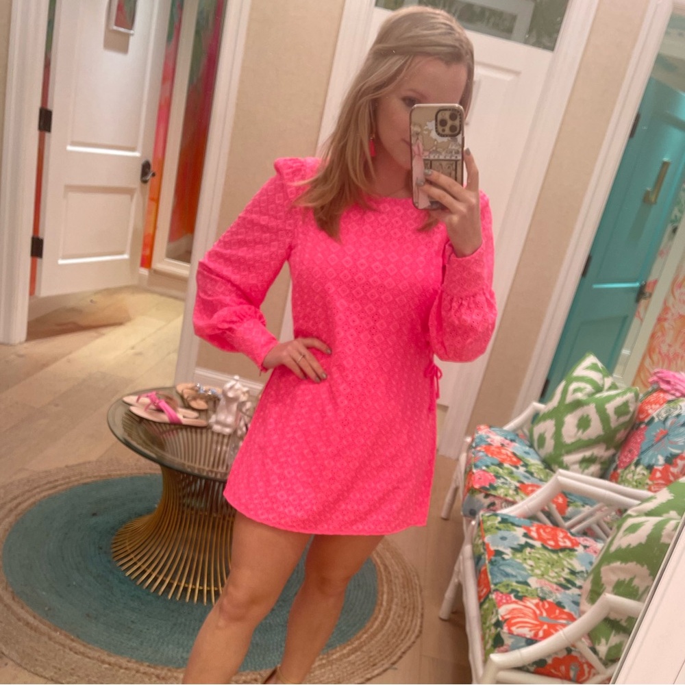 Lilly Pulitzer Vibrant Pink Aisha Romper